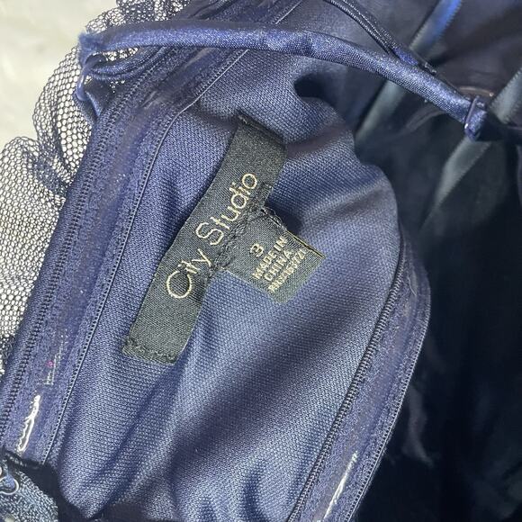 NWT City Studio Tulle Dress Juniors 12–16 Party Prom Sweetheart Wedding Guest - Picture 4 of 7